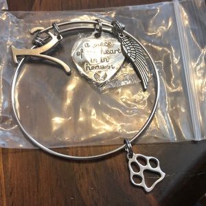 Pet Remembrance Charm Bracelet